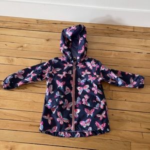 Hatley Size 4T Butterfly Lined Raincoat